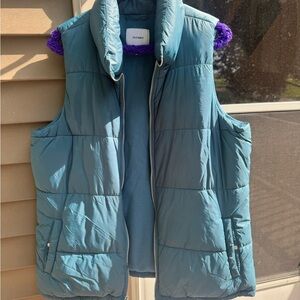 Old Navy Teal Puffer Vest